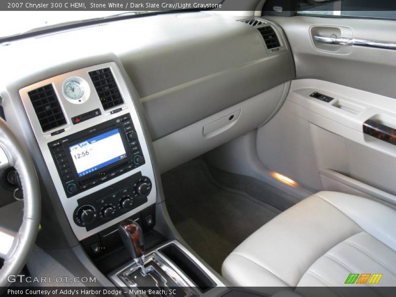 Stone White / Dark Slate Gray/Light Graystone 2007 Chrysler 300 C HEMI