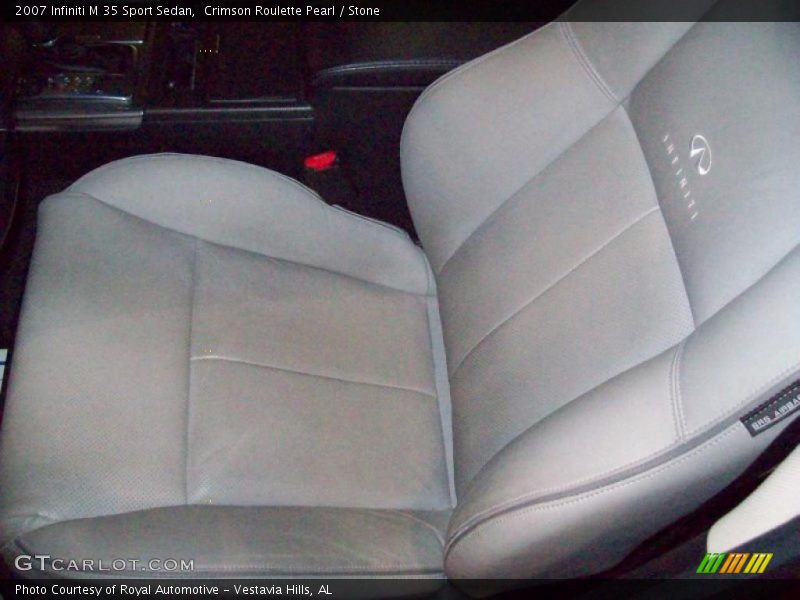Crimson Roulette Pearl / Stone 2007 Infiniti M 35 Sport Sedan