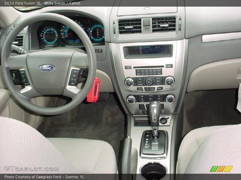 White Suede / Camel 2010 Ford Fusion SE