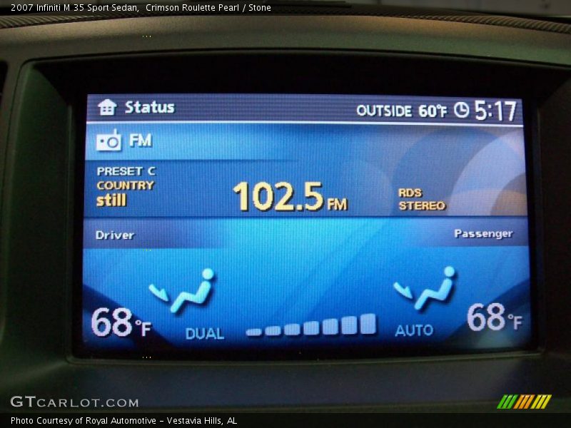 Crimson Roulette Pearl / Stone 2007 Infiniti M 35 Sport Sedan