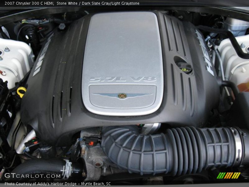 Stone White / Dark Slate Gray/Light Graystone 2007 Chrysler 300 C HEMI