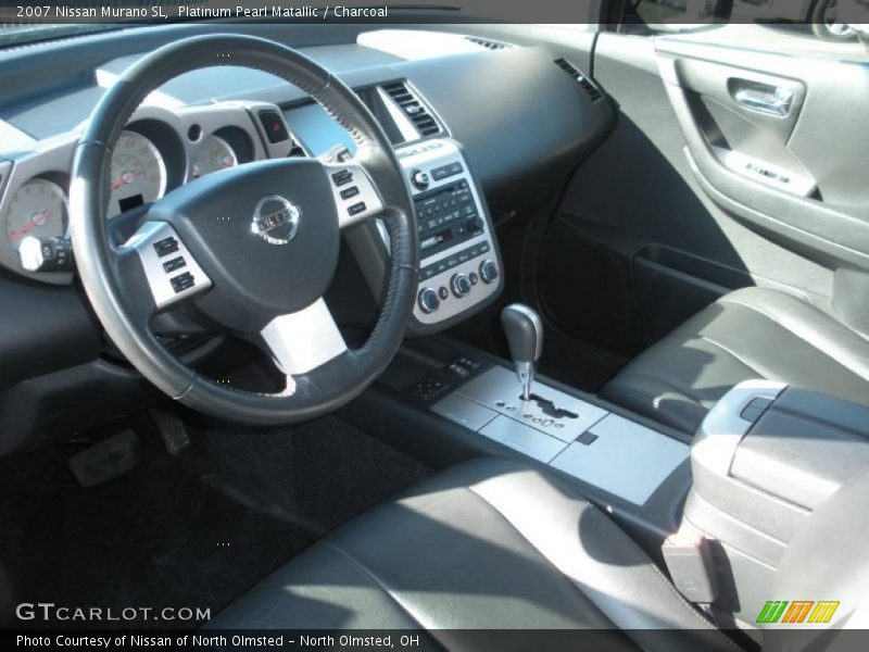 Platinum Pearl Matallic / Charcoal 2007 Nissan Murano SL