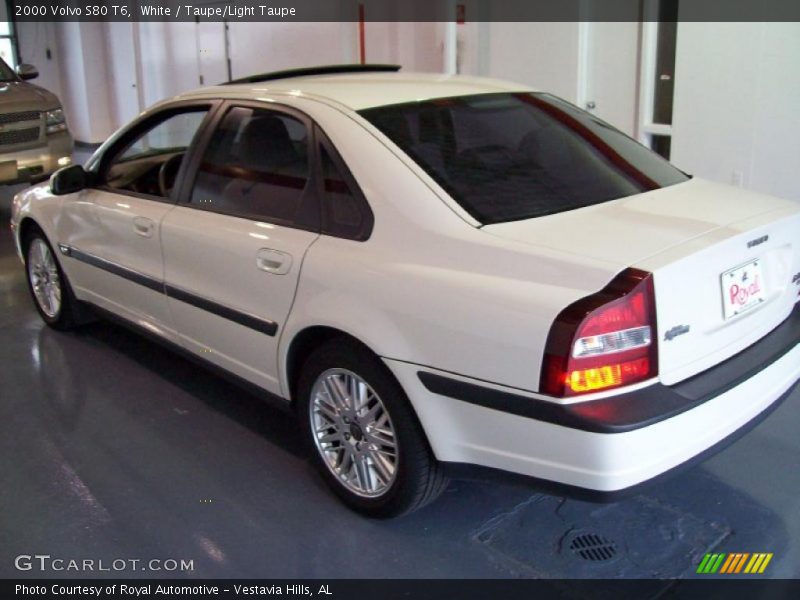 White / Taupe/Light Taupe 2000 Volvo S80 T6