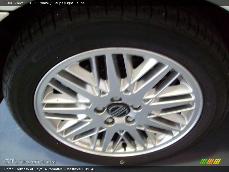White / Taupe/Light Taupe 2000 Volvo S80 T6