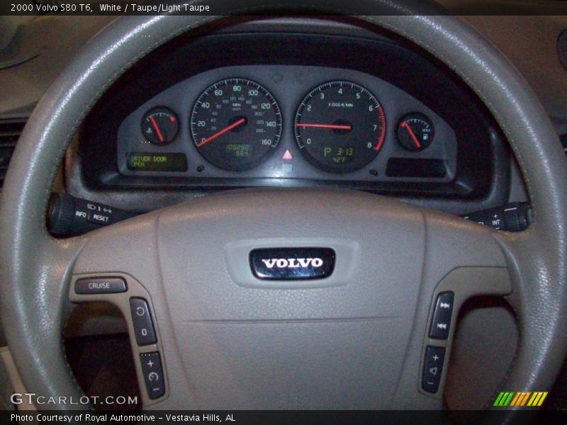 White / Taupe/Light Taupe 2000 Volvo S80 T6