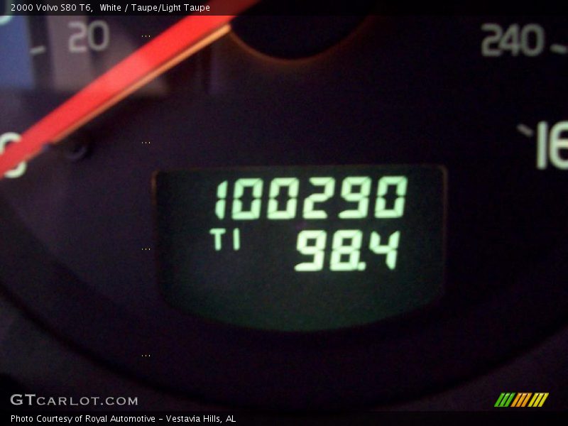 White / Taupe/Light Taupe 2000 Volvo S80 T6