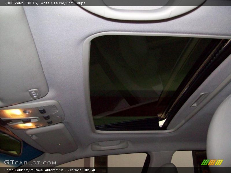 White / Taupe/Light Taupe 2000 Volvo S80 T6