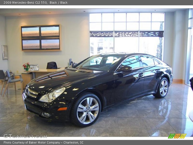 Black / Black 2009 Mercedes-Benz CLS 550