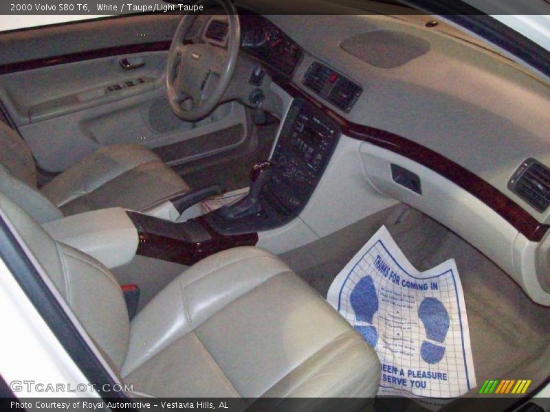 White / Taupe/Light Taupe 2000 Volvo S80 T6