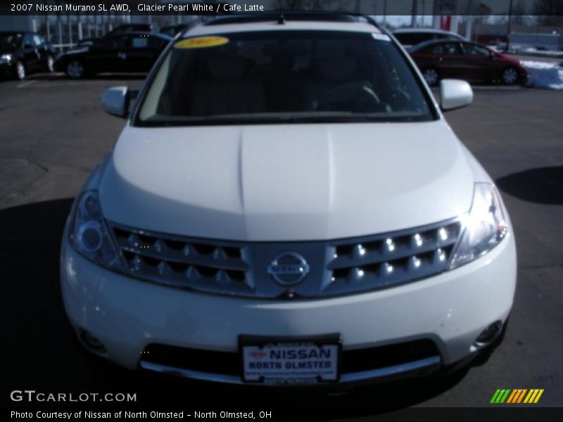 Glacier Pearl White / Cafe Latte 2007 Nissan Murano SL AWD