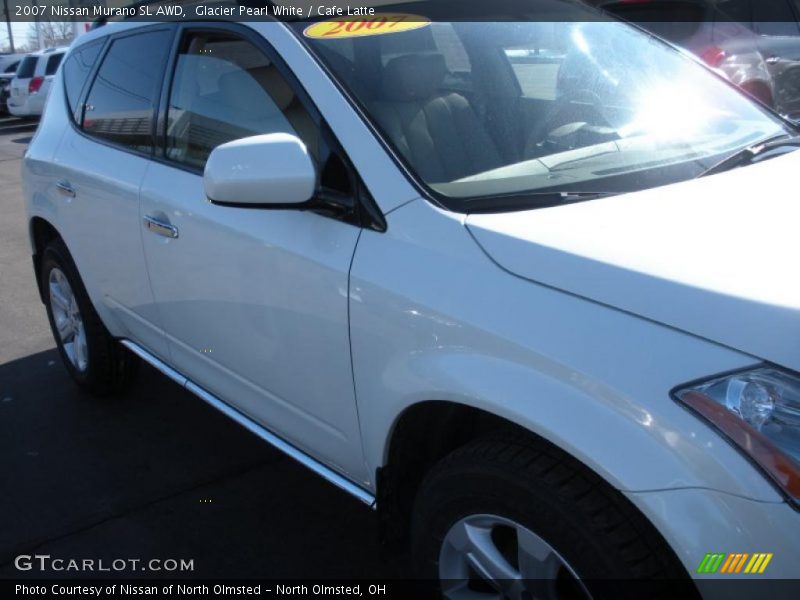 Glacier Pearl White / Cafe Latte 2007 Nissan Murano SL AWD