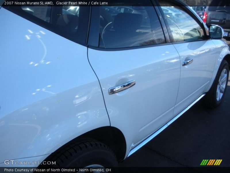 Glacier Pearl White / Cafe Latte 2007 Nissan Murano SL AWD