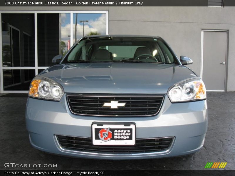 Golden Pewter Metallic / Titanium Gray 2008 Chevrolet Malibu Classic LT Sedan