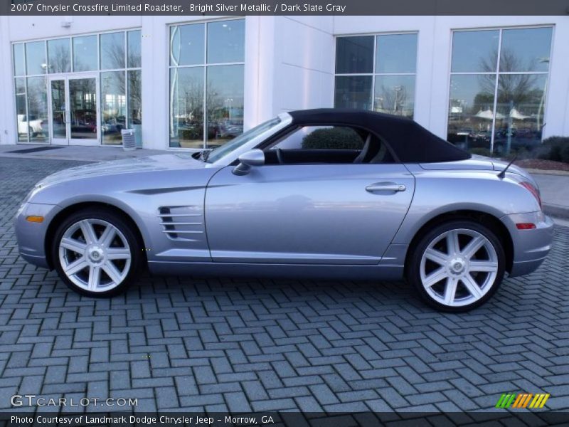 Bright Silver Metallic / Dark Slate Gray 2007 Chrysler Crossfire Limited Roadster