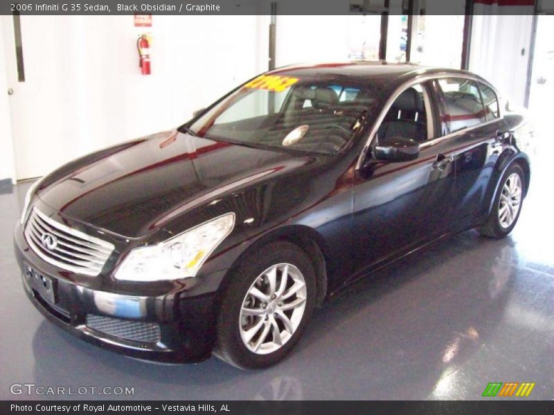 Black Obsidian / Graphite 2006 Infiniti G 35 Sedan