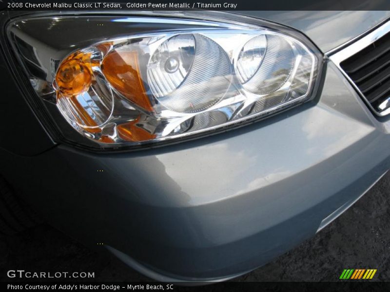 Golden Pewter Metallic / Titanium Gray 2008 Chevrolet Malibu Classic LT Sedan