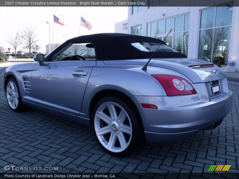 Bright Silver Metallic / Dark Slate Gray 2007 Chrysler Crossfire Limited Roadster