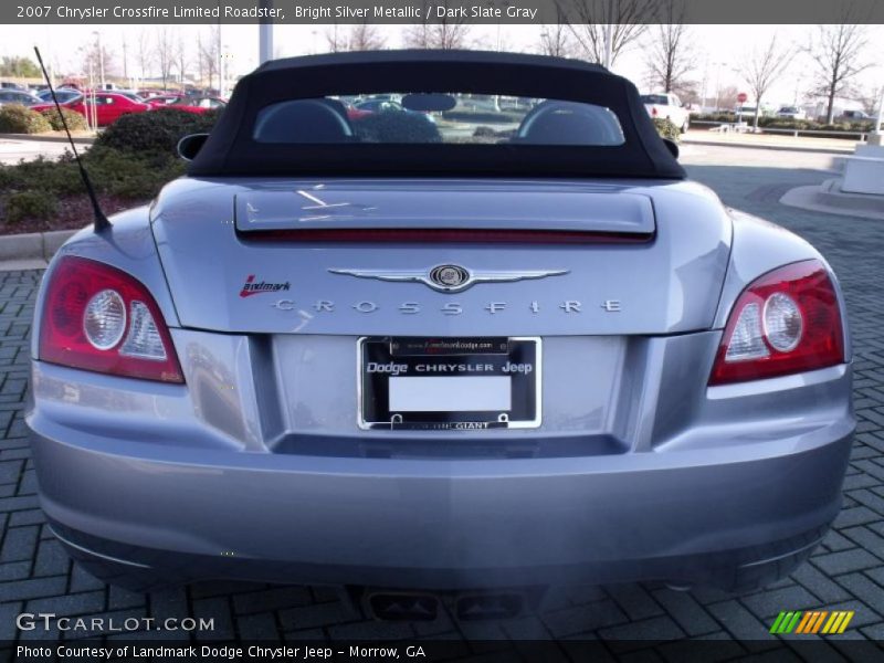 Bright Silver Metallic / Dark Slate Gray 2007 Chrysler Crossfire Limited Roadster