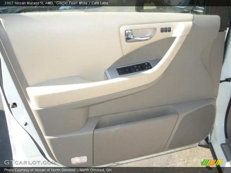 Glacier Pearl White / Cafe Latte 2007 Nissan Murano SL AWD
