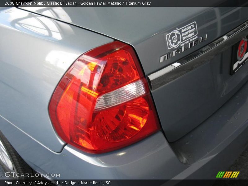 Golden Pewter Metallic / Titanium Gray 2008 Chevrolet Malibu Classic LT Sedan