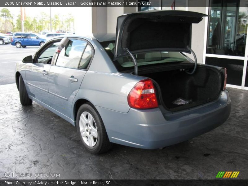 Golden Pewter Metallic / Titanium Gray 2008 Chevrolet Malibu Classic LT Sedan