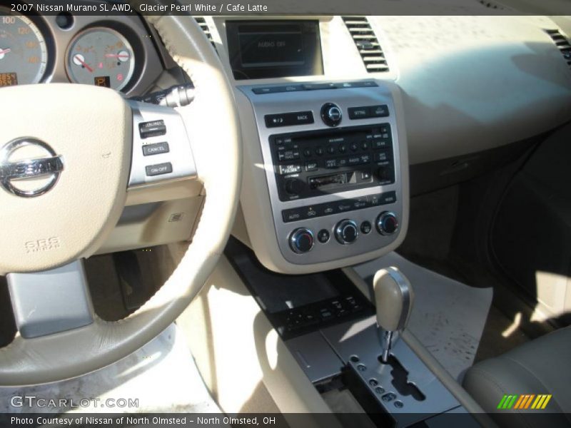 Glacier Pearl White / Cafe Latte 2007 Nissan Murano SL AWD