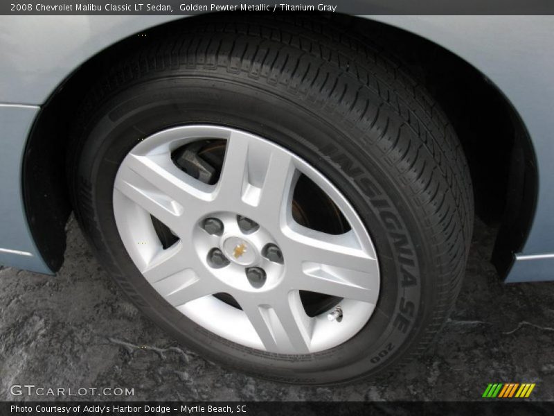 Golden Pewter Metallic / Titanium Gray 2008 Chevrolet Malibu Classic LT Sedan
