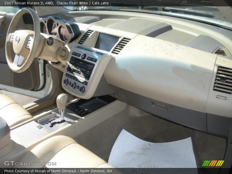 Glacier Pearl White / Cafe Latte 2007 Nissan Murano SL AWD