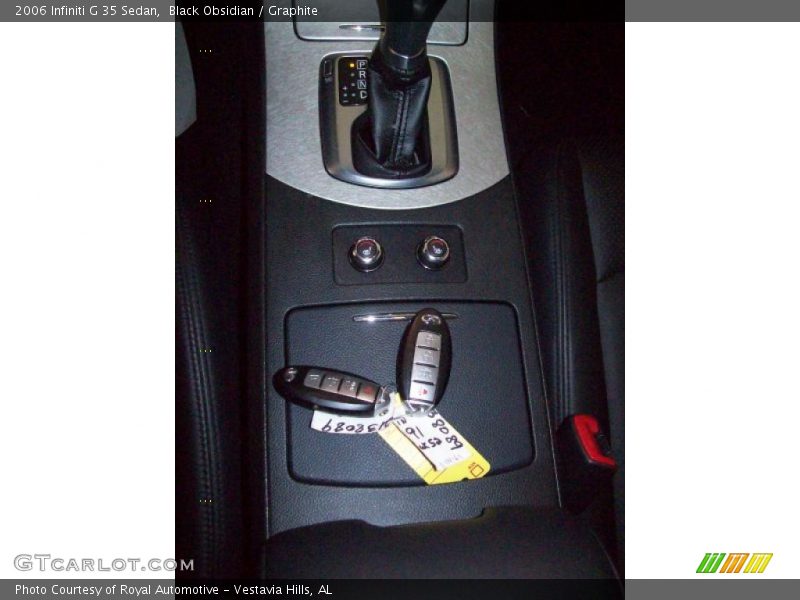 Black Obsidian / Graphite 2006 Infiniti G 35 Sedan