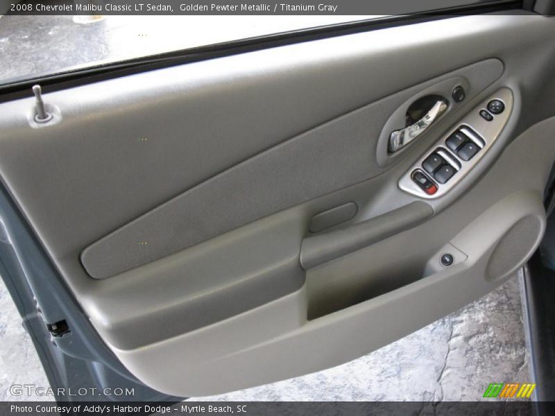 Golden Pewter Metallic / Titanium Gray 2008 Chevrolet Malibu Classic LT Sedan