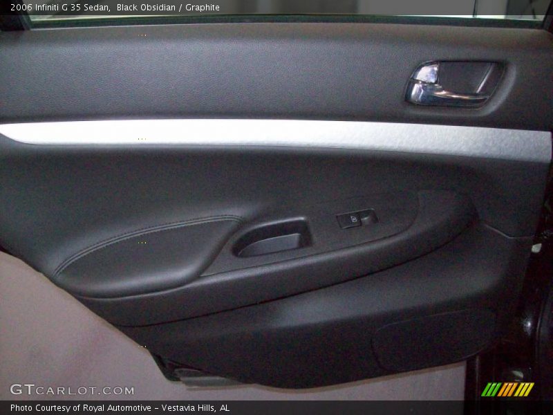 Black Obsidian / Graphite 2006 Infiniti G 35 Sedan