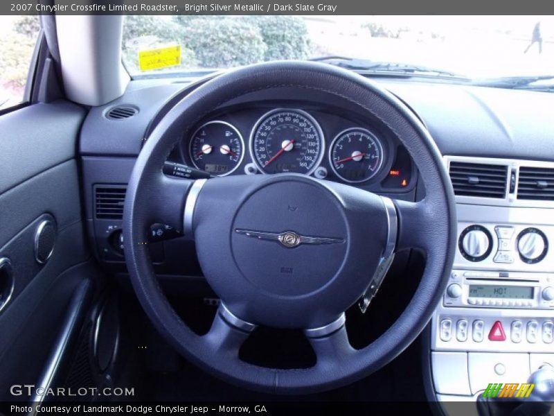 Bright Silver Metallic / Dark Slate Gray 2007 Chrysler Crossfire Limited Roadster