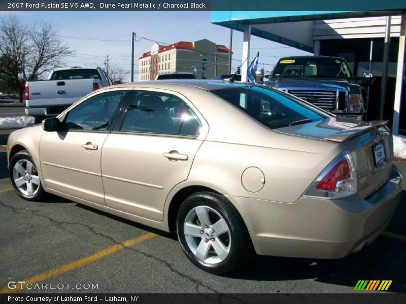 Dune Pearl Metallic / Charcoal Black 2007 Ford Fusion SE V6 AWD
