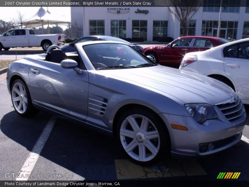 Bright Silver Metallic / Dark Slate Gray 2007 Chrysler Crossfire Limited Roadster