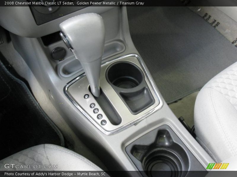 Golden Pewter Metallic / Titanium Gray 2008 Chevrolet Malibu Classic LT Sedan