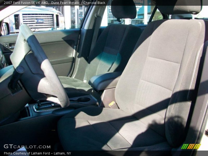 Dune Pearl Metallic / Charcoal Black 2007 Ford Fusion SE V6 AWD