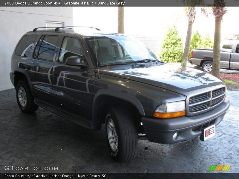 Graphite Metallic / Dark Slate Gray 2003 Dodge Durango Sport 4x4