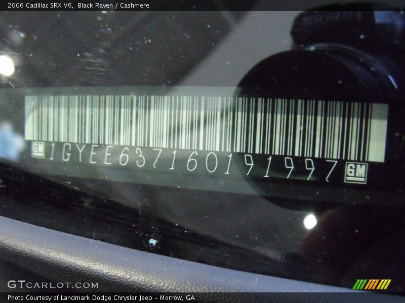 Black Raven / Cashmere 2006 Cadillac SRX V6