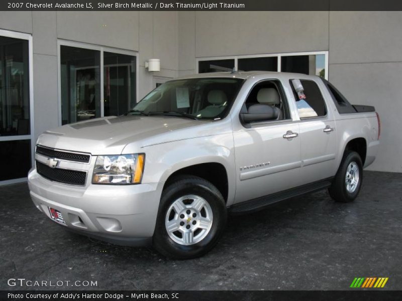 Silver Birch Metallic / Dark Titanium/Light Titanium 2007 Chevrolet Avalanche LS