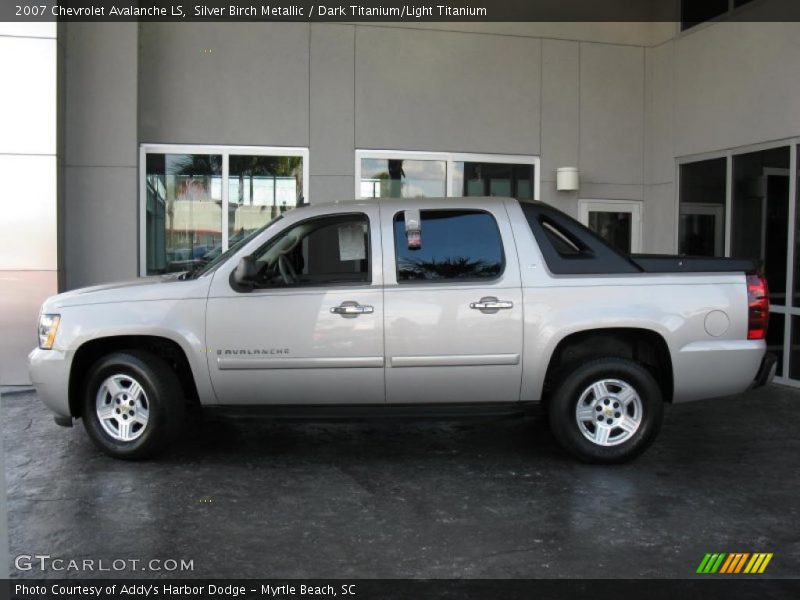Silver Birch Metallic / Dark Titanium/Light Titanium 2007 Chevrolet Avalanche LS