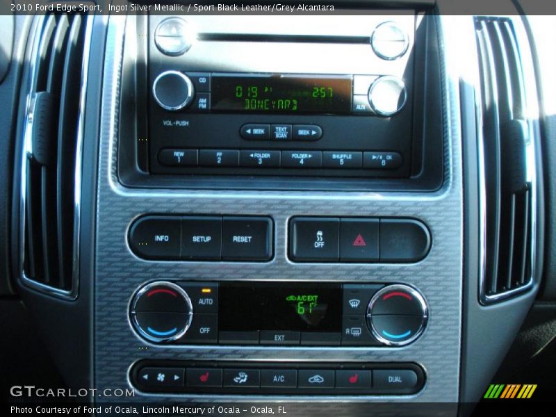 Ingot Silver Metallic / Sport Black Leather/Grey Alcantara 2010 Ford Edge Sport