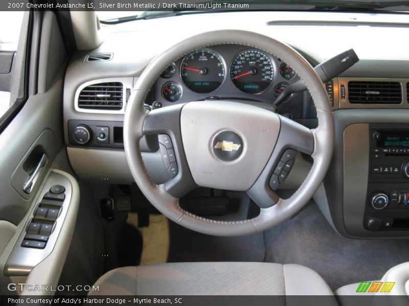 Silver Birch Metallic / Dark Titanium/Light Titanium 2007 Chevrolet Avalanche LS