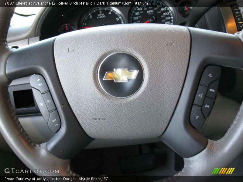 Silver Birch Metallic / Dark Titanium/Light Titanium 2007 Chevrolet Avalanche LS