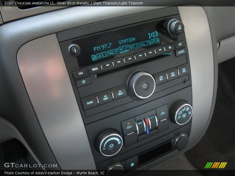 Silver Birch Metallic / Dark Titanium/Light Titanium 2007 Chevrolet Avalanche LS