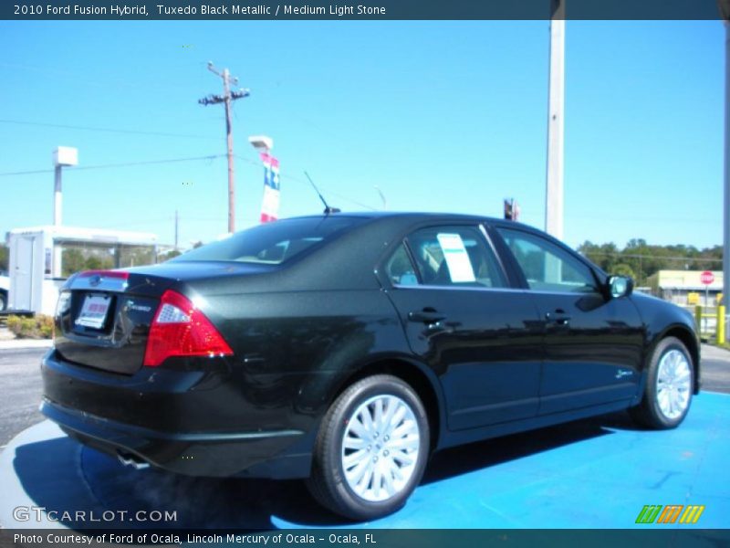 Tuxedo Black Metallic / Medium Light Stone 2010 Ford Fusion Hybrid