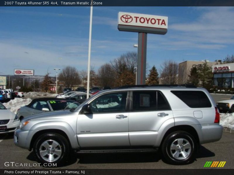 Titanium Metallic / Stone 2007 Toyota 4Runner SR5 4x4