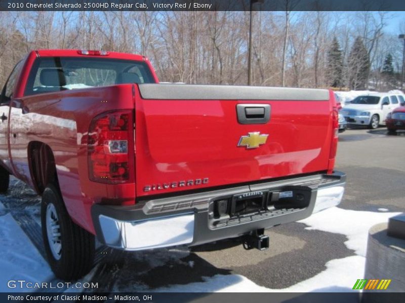Victory Red / Ebony 2010 Chevrolet Silverado 2500HD Regular Cab
