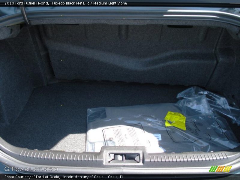 Tuxedo Black Metallic / Medium Light Stone 2010 Ford Fusion Hybrid