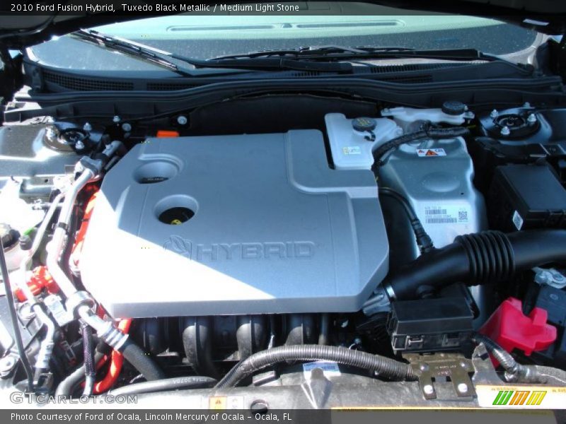 Tuxedo Black Metallic / Medium Light Stone 2010 Ford Fusion Hybrid