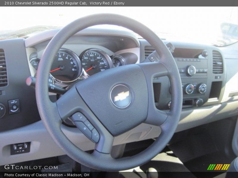 Victory Red / Ebony 2010 Chevrolet Silverado 2500HD Regular Cab